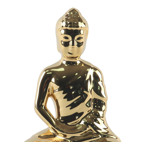 Buda Sentado Oro Zen 13.5X20.5 cm