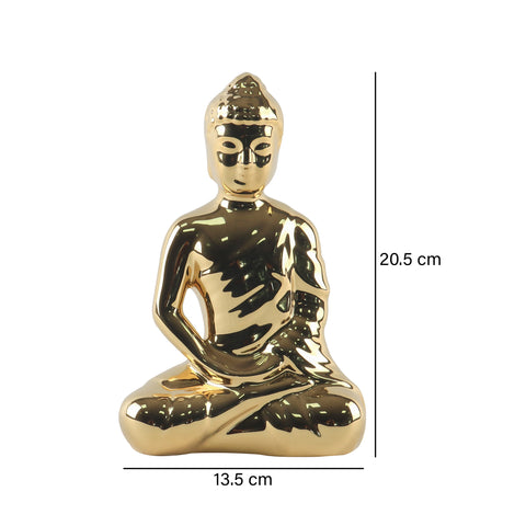 Buda Sentado Oro Zen 13.5X20.5 cm