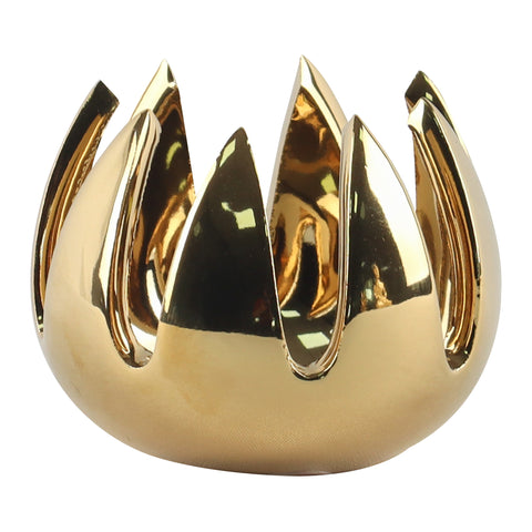 Portavela Oro lotto 7.5 x 7.5 x 6 cm