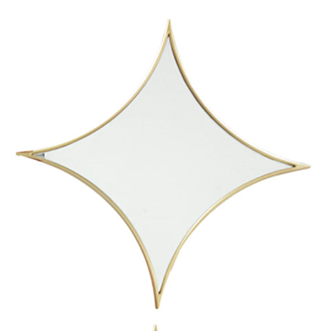 Set x3 espejos estrellas Oro Shine 25x2x25 cm