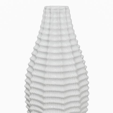 Florero Ostuni Blanco 13X13X29 cm