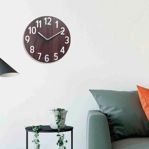 Reloj Texas 23-13 Café 30X30CM