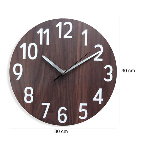 Reloj Texas 23-13 Café 30X30CM