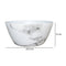 Ensaladera Carrara Blanco 25.5x25.5x13 cm