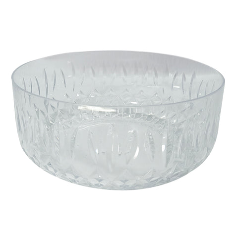 Ensaladera geométrica Transparente Viena 24.5x24.5x11 cm