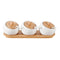 Salsera x3 con tapa Blanco Utilitarios 29x9.2x8 cm