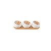 Salsera x3 con tapa Blanco Utilitarios 29x9.2x8 cm