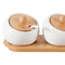 Salsera x3 con tapa Blanco Utilitarios 29x9.2x8 cm