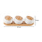 Salsera x3 con tapa Blanco Utilitarios 29x9.2x8 cm