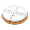 Pasantera Circulo Dividido Blanco Utilitarios 25.5x25.5x4.2 cm