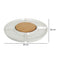 Pasantera Circulo Blanco Utilitarios 30x30x2.3 cm