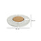 Pasantera Circulo Blanco Utilitarios 30x30x2.3 cm