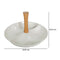 Pasantera Honda Blanco Utilitarios 24.8x24.8x16.5 cm