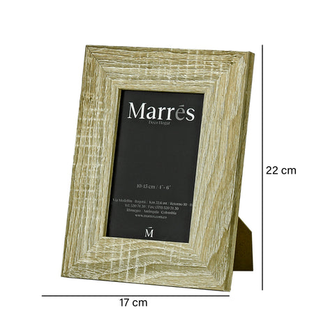Portarretrato Beige Victoria 17 x 2 x 22 cm