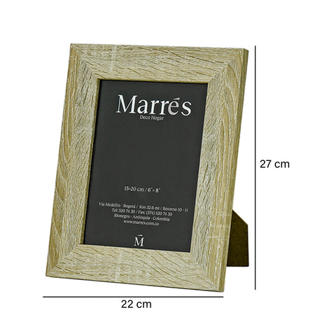 Portarretrato Beige Victoria 22 x 2 x 27 cm