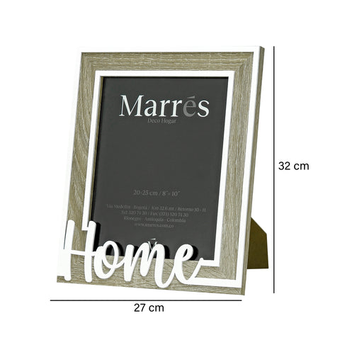 Portarretrato Blanco Victoria HOME 27 x 2 x 32 cm