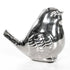 Escultura Pájaro Plata Cromo 12.5X10.5Cm