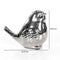 Escultura Pájaro Plata Cromo 12.5X10.5Cm