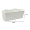 Maceta Blanco Garden 39 x 21.5 x 13 cm