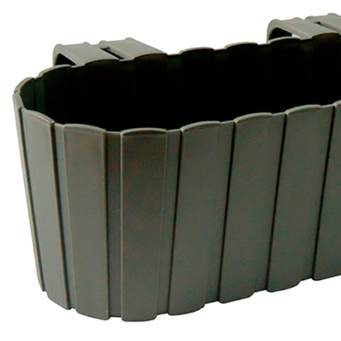 Maceta Gris Garden 39 x 21.5 x 13 cm