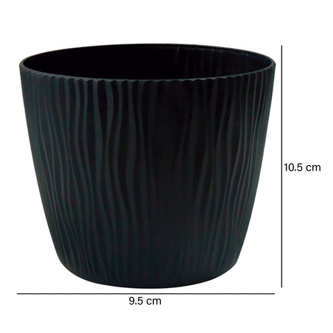 Maceta Negro Garden 10.5 x 9.5 cm
