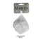 Piedra cuarzo Vidrio Blanco 400 gr