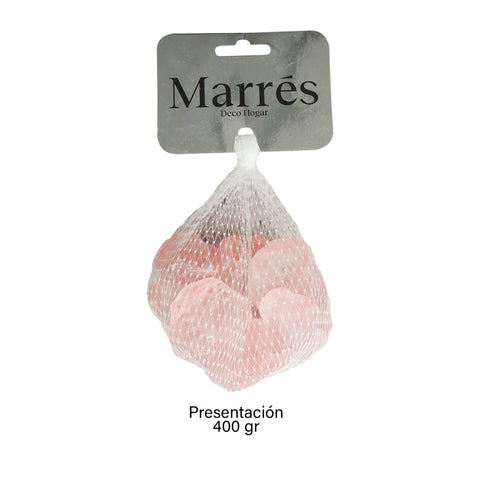 Piedra cuarzo Vidrio Rosado 400 gr