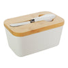 Mantequillera mas pala Blanco Utilitarios 15x9.5x6.4 cm