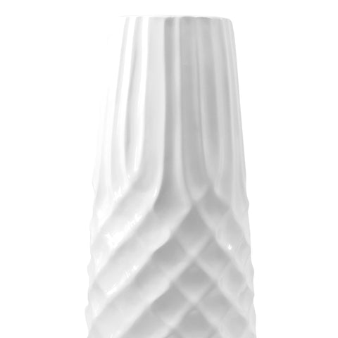 Jarrón Alejandría Blanco 14.5X38.5cm