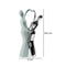 Escultura Bailarines Plata Guinea 12 x 11.5 x 24.5 cm