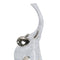 Escultura Elefante Plata Guinea 12 x 7 x 25.5 cm