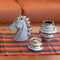 Escultura Caballo Plata Guinea 19 x 8.5 x 20 cm