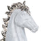 Escultura Caballo Plata Guinea 19 x 8.5 x 20 cm