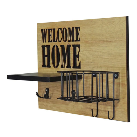 Perchero welcome Beige Be Safe 36 x 12 x 20 cm