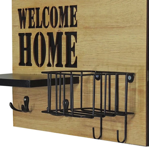 Perchero welcome Beige Be Safe 36 x 12 x 20 cm