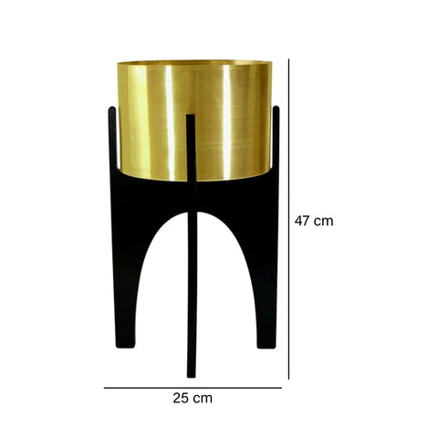 Maceta Industrial 02-53 Oro 25X47 Cm