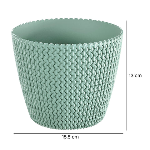 Maceta Verde Garden 15.5 x 13 cm