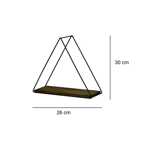 Repisa triangular Café Wire 26 x 30.5 x 11 cm