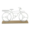 Escultura Bicicleta Blanco Favela 31X18.5 Cm