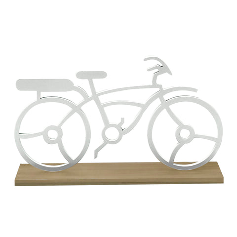 Escultura Bicicleta Blanco Favela 31X18.5 Cm