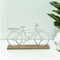 Escultura Bicicleta Blanco Favela 31X18.5 Cm