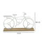 Escultura Bicicleta Blanco Favela 31X18.5 Cm