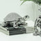 Escultura Tortuga Plata Dakar 16.5X7 Cm