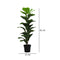 Árbol Filodrendo Plástico Multicolor Jardín 27x62cm