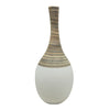 Florero Cerámica Beige Lyon 14.5x36cm