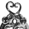 Escultuta Elefante corazón Plata Tanzania 16.5 x 5.5 x 20.5 cm