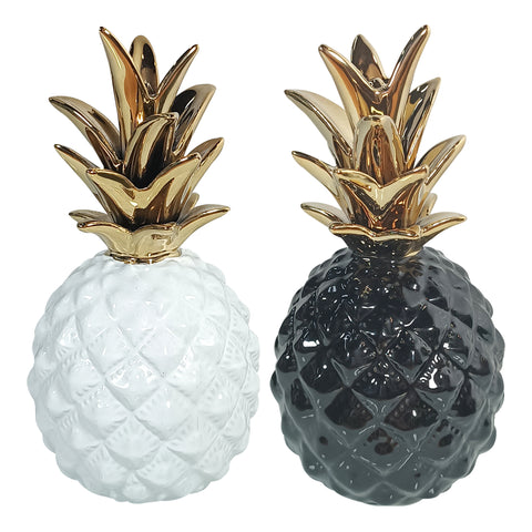 Fruta piña Multicolor Hawaii 8.5 x 8.5 x 16 cm