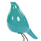 Escultura Pajaro Aguamarina Tibet 14.5X21cm