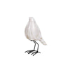 Escultura Pajaro Blanco Tibet 14.5X21cm