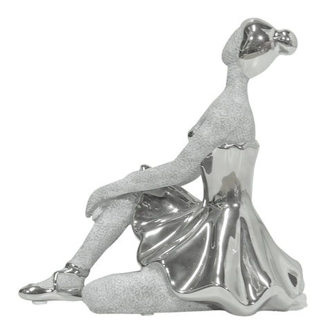 Escultura Bailarina Guinea 17 x 11 x 17 cm